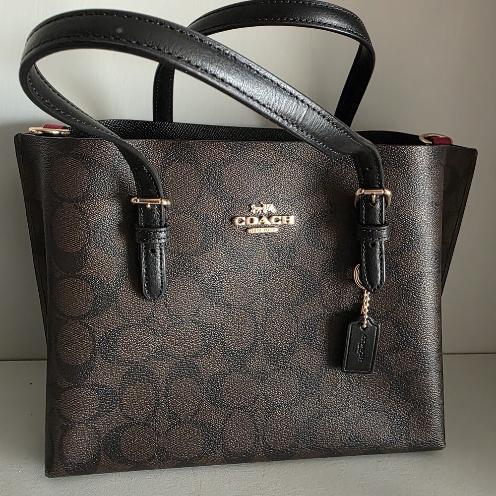 Coach Brown and Black Women's Bag